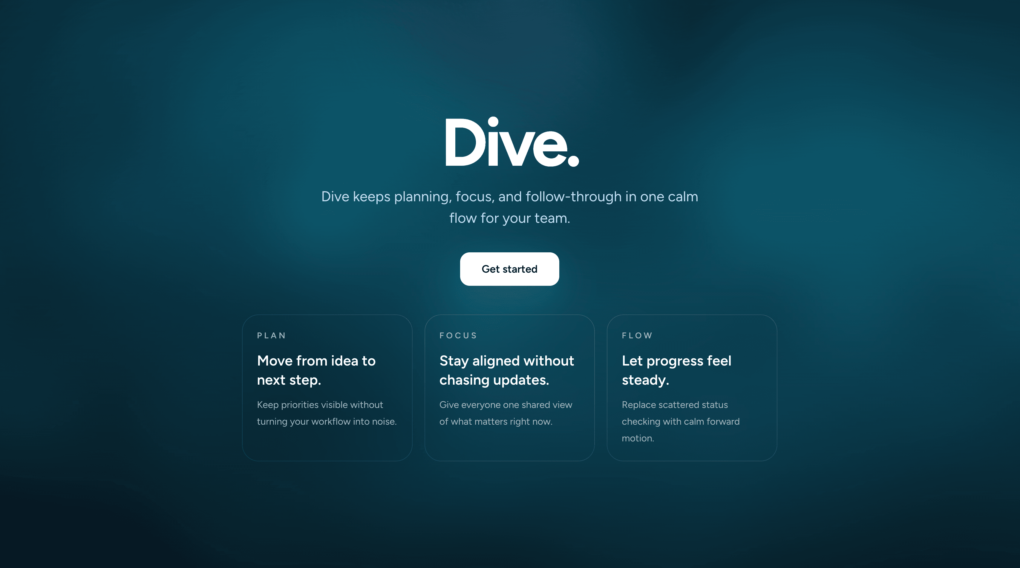 Dive preview